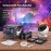 1pc 13-In-1 Celestial Globe with High-Definition Film, a Dynamic Globe Creative for Galaxy Starry Sky Projection Lamp, Smart Light, Indoor Rotating Atmospheric Projector, Dreamy Cosmic Starry Sky Lamp, 360-Degree Rotating Planetarium LED for Galaxy