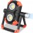 LED Rechargeable Work Light | Foldable Floodlight with 360° Rotation, Orange Searchlight, USB Charging, Touch Control, Lithium Polymer Battery | Ideal for Car Repair, Hiking, Emergencies, Barbecues