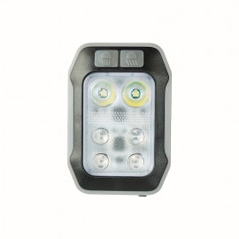 1pc Rechargeable LED Running Light with USB Charging, Long-Lasting Lithium Polymer Battery, Button Control, Ideal for Night Running, Walking, Hiking, Sports, And Nighttime Activities, Perfect Gift For Holidays And Birthdays