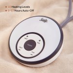 Sealy Y Soft Flannel Electric Heated Throw Blanket Twin/Full/Queen/King Size, 6 Heating Levels & 1-10 Hour Time Settings, Machine Washable, Beige/Dark Grey