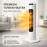 1500W Powerful Tower Heater | 60° Oscillating Heating, 21-inch Electric Heater with Thermostat, Timer, Overheat Protection, Remote Control, Ideal for Home Offices, Streamlined Design, Modern Heater