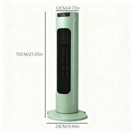1500W Powerful Tower Heater | 60° Oscillating Heating, 21-inch Electric Heater with Thermostat, Timer, Overheat Protection, Remote Control, Ideal for Home Offices, Streamlined Design, Modern Heater