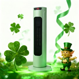 1500W Powerful Tower Heater | 60° Oscillating Heating, 21-inch Electric Heater with Thermostat, Timer, Overheat Protection, Remote Control, Ideal for Home Offices, Streamlined Design, Modern Heater