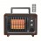 600W Portable Electric Space Heater with Remote Control - Quiet Infrared Heater Suitable for Bedroom, Office & Indoor Use, 3 Heat/Fan Settings, Adjustable Thermostat, Timer, Overheat & Tip-Over Protection, Compact /Desk Heater ( Plug)
