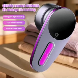 Upgraded Portable Multi-Function Fur Remover, USB Electric Fabric Hair Remover for Clothing, Bedding, Carpets, Sofas, and Dry Cleaners! Perfect Valentine's Day Gift [Suitable for 12 Months]