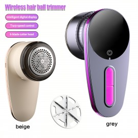 Upgraded Portable Multi-Function Fur Remover, USB Electric Fabric Hair Remover for Clothing, Bedding, Carpets, Sofas, and Dry Cleaners! Perfect Valentine's Day Gift [Suitable for 12 Months]