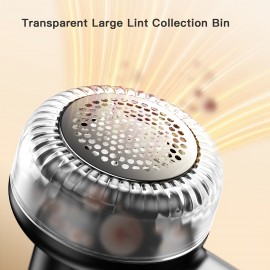 6-Blade Electric Hair Ball Trimmer | Rechargeable Fabric Shaver with Three Speed Settings, LED Digital Screen, and Safety Lock | Suitable for Pills on Clothes, Furniture, Sofas, Blankets | USB Charging, Lithium Polymer Battery