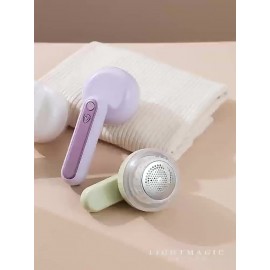 Electric Fabric Shaver, USB-Powered Fleece Remover, Compact Portable Ball Trimmer with Digital Display and High-Speed Six-Blade Steel Blade for Clothes, Bedding, Furniture, Clothing Care | Modern Design | Durable Construction, Fabric Shaver Machine