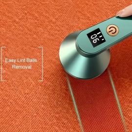 [Fabric Shaver] USB Rechargeable Digital Display Fabric Shaver - Portable Lint Remover and Clothing Trimmer for Socks, Wool, and Fabrics, Long-Lasting Battery for Home and Travel, Perfect Winter Christmas Gift