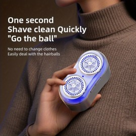 Portable Multifunctional Spherical Hair Remover | USB-C Fast Charging, High-Power Motor, Suitable for Clothes, Bedding, Carpets, Sofas, and Dry Cleaning Shops | Ideal for Valentine'S Day/Christmas Gift