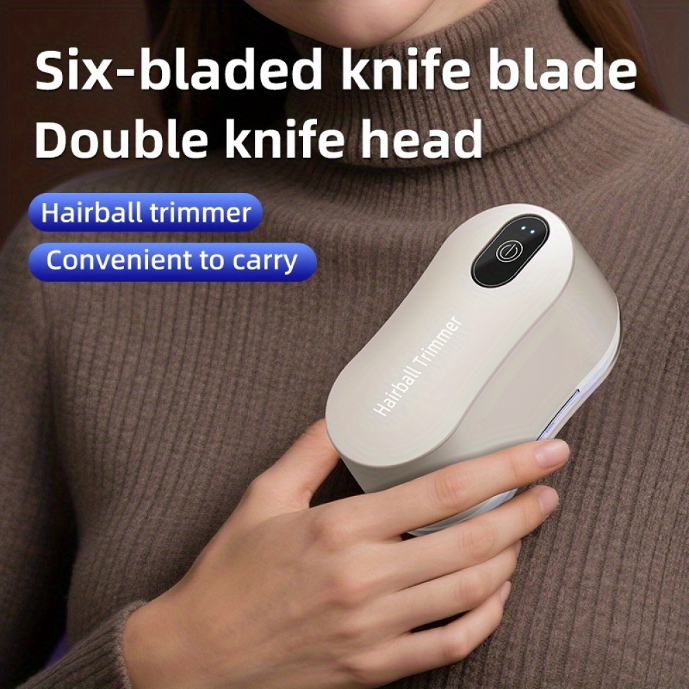 Portable Multifunctional Spherical Hair Remover | USB-C Fast Charging, High-Power Motor, Suitable for Clothes, Bedding, Carpets, Sofas, and Dry Cleaning Shops | Ideal for Valentine'S Day/Christmas Gift