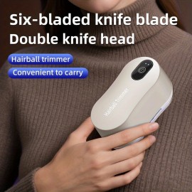 Portable Multifunctional Spherical Hair Remover | USB-C Fast Charging, High-Power Motor, Suitable for Clothes, Bedding, Carpets, Sofas, and Dry Cleaning Shops | Ideal for Valentine'S Day/Christmas Gift