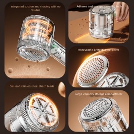 Rechargeable Portable Hairball Remover | USB Quick Charging, One-Button Operation, Efficient Fabric Hair Removal for Clothing, Bedding, Plush Toys, Sofa Cushions, Car Seat Covers, and More