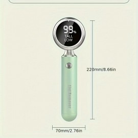 1pc USB Rechargeable Fabric Shaver with LED Display - Portable Lint Remover for Clothes, Sweaters, Sofas, Blankets, Curtains, Mattresses - ≤36V Operating Voltage, Lithium Battery-18650 Series