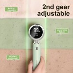 1pc USB Rechargeable Fabric Shaver with LED Display - Portable Lint Remover for Clothes, Sweaters, Sofas, Blankets, Curtains, Mattresses - ≤36V Operating Voltage, Lithium Battery-18650 Series