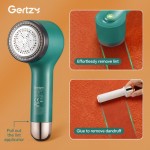 Rechargeable Portable Electric Lint Remover, Effective Lint Shaver for Clothing Furniture Carpet Lint Balls Bobbles, Pill Fuzz Remover. Includes Cleaning Machine Brush And A USB Cable