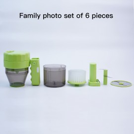 1 Set USB Charging Wireless Food Processor | Multi-functional Kitchen Garlic Press, Meat and Vegetable Mixer with Food-Grade Cup, Ideal for Kitchen and Camping, Christmas and Holiday Gift