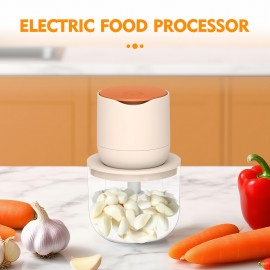 600 Electric Food Processor | Multi-functional Tool for Meat, Onions, Vegetables, Garlic Mincing, USB Charging, Ideal Christmas Gift