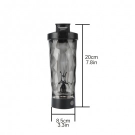 700 ML/23 Oz Portable Electric Mixing Cup | Rechargeable Protein Shaker Cup with Detachable Design, Type-C Charging, One-Touch Automatic Mixing, High-Temp Resistant for Gym, Fitness & Outdoor Activities