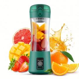 [Electric Juicer] Portable Blender Electric Juicer 9.47oz Fruit Mixers USB Rechargeable Smoothie Mini Blender Multifunction Juice Maker