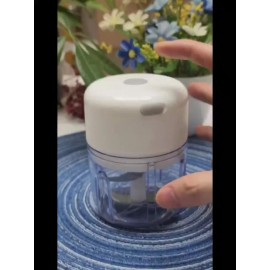 With Dual Stainless Steel Blades - 1pc Multi-Functional Vegetable Chopper And Garlic Mincer - 8.45oz/3.38oz - Compact And Portable - Easy To Clean - Kitchen Gadget For Quick Chopping