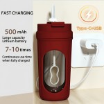 15.22oz Electric Self-Stirring Coffee Mug, Protein Shaker Bottle, USB Rechargeable Portable Blender, High-Speed Mixer for Milk And Beverages
