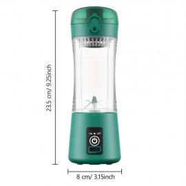 Portable Electric Juicing Cup, a Mini Multifunctional Blender for Fruits, Featuring USB Charging for Outdoor Use