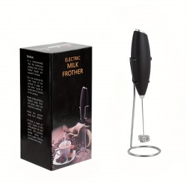 Strong Electric Milk Frother And Whisk - Stainless Steel Portable Foam Maker for Coffee, Cappuccino, Chocolate, And Matcha with a Compact And Ergonomic Design Featuring Interchangeable Attachments