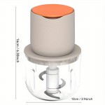 600 Electric Food Processor | Multi-functional Tool for Meat, Onions, Vegetables, Garlic Mincing, USB Charging, Ideal Christmas Gift